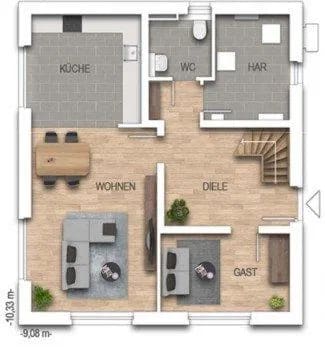 Immobilie in Brücken (Pfalz) - Einfamilienhaus mit 5 Zimmern und 130 m² mit PV Anlage - Bild 0