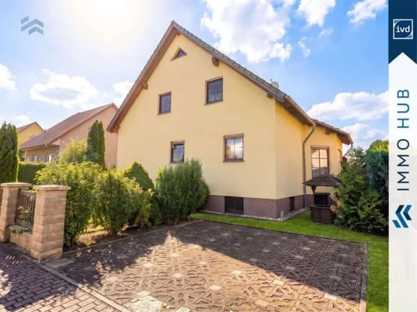 Immobilie in Zschepplin - +++Großzügiges Zweifamilienhaus mit Einliegerwohnung, Pool und unverbaubarem Naturblick+++ - Bild 1