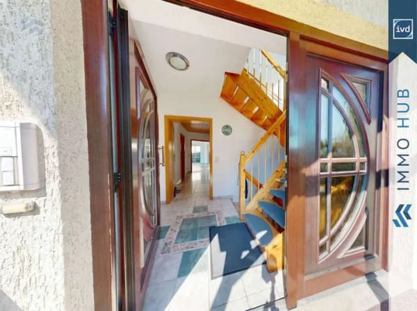 Immobilie in Zschepplin - +++Großzügiges Zweifamilienhaus mit Einliegerwohnung, Pool und unverbaubarem Naturblick+++ - Bild 2