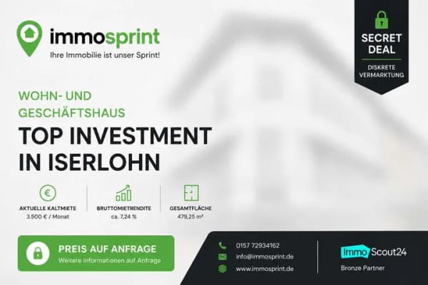 Immobilie in Iserlohn - Renditestarkes Wohn- & Geschäftshaus in zentraler Lage von Iserlohn - Bild 0