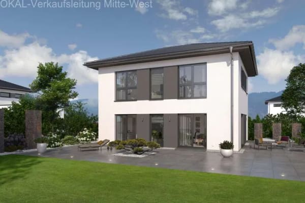 Immobilie in Spangdahlem - Modernes Stadtvilla mit Walmdach - Made by OKAL - We speak English - Bild 0