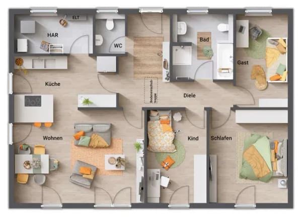 Immobilie in Göhl - Ideal für Ruhesuchende: Barrierefreier Bungalow in Kreis Ostholstein - Bild 4