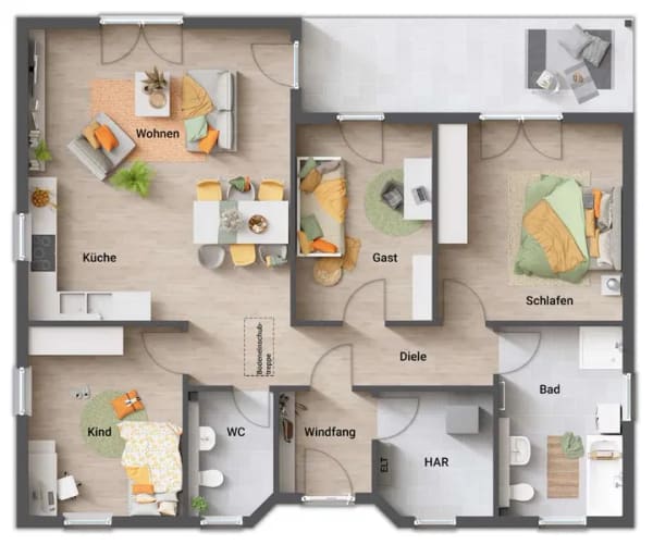 Immobilie in Göhl - Winkelbungalow in Göhl – Ihr barrierefreies Zuhause nahe der Ostsee! - Bild 4