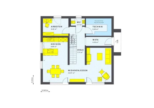 Immobilie in Ditfurt - Energieeffizientes Einfamilienhaus, Homeoffice, 2 Kinderzimmer, inklusive Grundstück - Bild 3