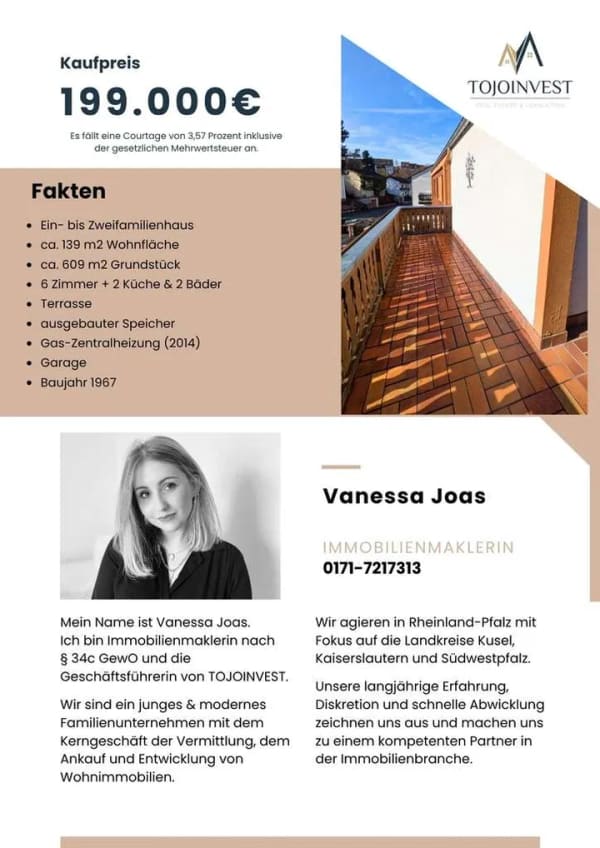 Immobilie in Lemberg - Großzügig wohnen. Clever investieren. Familienhaus mit Einliegerwohnung. - Bild 3