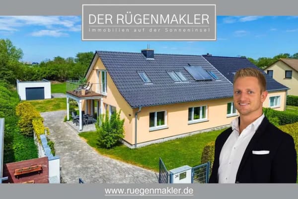 Immobilie in Dranske - Ca. 120m zur Ostsee! Saniertes Einfamilienhaus mit Saunahaus und Garage in Dranske auf Rügen - Bild 0