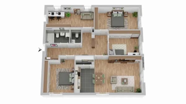 Immobilie in Ehrenkirchen - Modernes Wohnen auf 4 Zimmern – Attraktive Untergeschosswohnung mit Wohlfühlcharakter - Bild 4