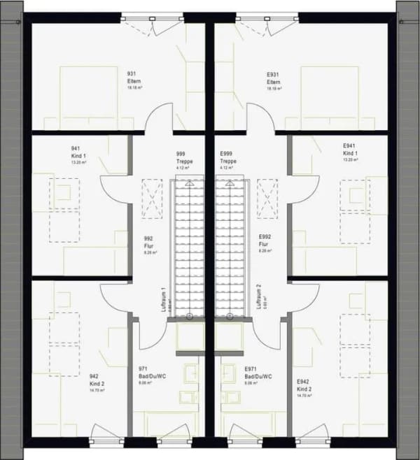 Immobilie in Flörsbachtal - Das FamilyStyle 26.03 S: 269 m² Nettogrundfläche - das größte Satteldach im Generationen-Programm - Bild 2