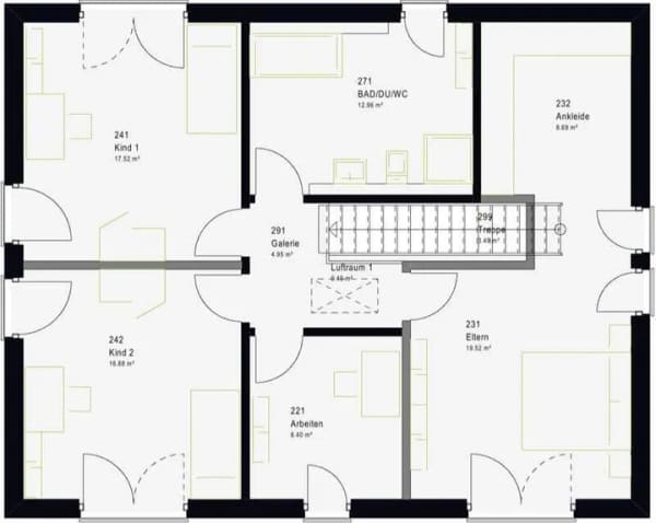 Immobilie in Jossgrund - Das LifeStyle 18.07 W: die luxuriöseste 18er-Stadtvilla - 22 m² für Ankleide, Büro und Galerie - Bild 2