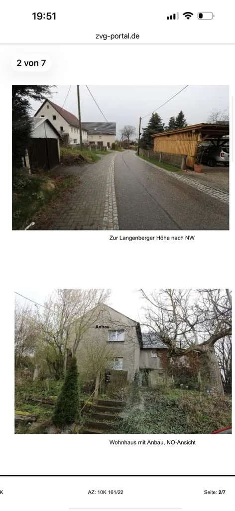 Immobilie in Callenberg - Grundstück mit Altbestand in Callenberg - Bild 2