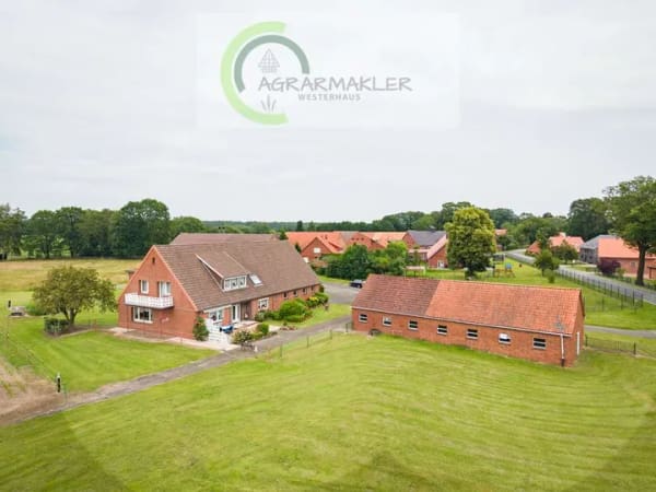 Immobilie in Barnstorf - Gepflegter Resthof mit Weideland und Nebengebäuden – ein Paradies für Pferdefreunde - Bild 0