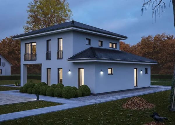 Immobilie in Freigericht - Das LifeStyle 19.03 W: 49 Quadratmeter Wohnraum - die repräsentativste Stadtvilla im Programm - Bild 0