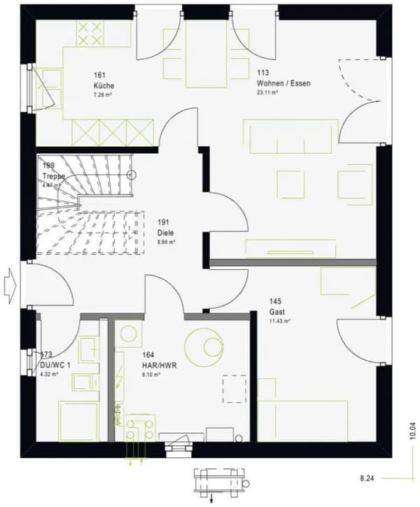 Immobilie in Niederdorfelden - Das LifeStyle 13.02 W: die eleganteste Stadtvilla-Lösung mit Gästezimmer und Ankleide - Bild 1
