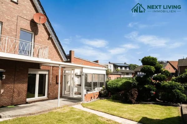 Immobilie in Emsdetten - Großzügiges Familienglück in Emsdetten: 5 Schlafzimmer, Wintergarten & Kamin zum Wohlfühlen - Bild 0
