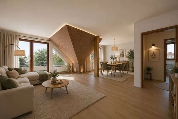 Immobilie in Uetersen - 3D VIRTUAL TOUR - Dachgeschosswohnung mit Potenzial in Uetersen - Bild 2