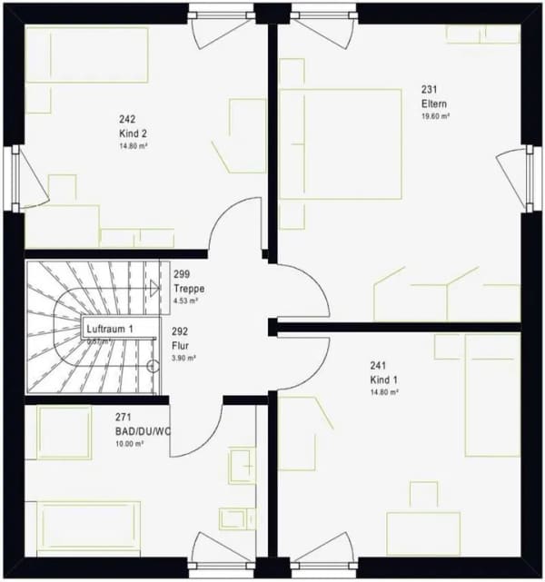 Immobilie in Schlüchtern - Das LifeStyle 13.10 F: Duschbad unten, 20-m²-Elternzimmer oben - der kompakteste Kubus - Bild 2