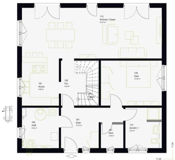 Immobilie in Neuberg - Das LifeStyle 20.02 W: 210 m² Stadtvilla mit Gästezimmer und zweitem Hauswirtschaftsraum oben - Bild 1