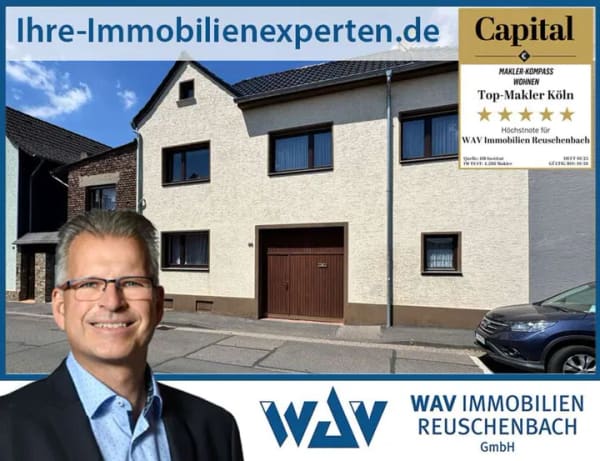 Immobilie in Bornheim - Hofartiges Einfamilienhaus mit Charme, Potenzial und Garten in Bornheim-Merten - Bild 0
