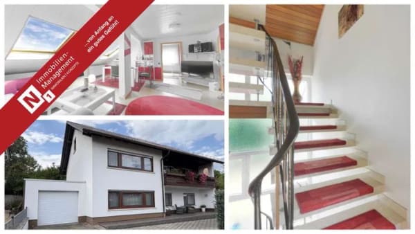 Immobilie in Enkenbach-Alsenborn - Großzügiges Zweifamilienhaus mit Terrasse, Balkon und 3 Garagen - Bild 0