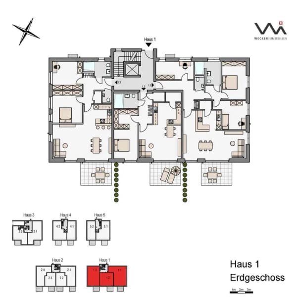 Immobilie in Glandorf - WOHNEN IM SEILERPARK! Erdgeschoss-Wohnung mit Sonnenterrasse & Garten (KfW 40 + QNG) - Bild 3
