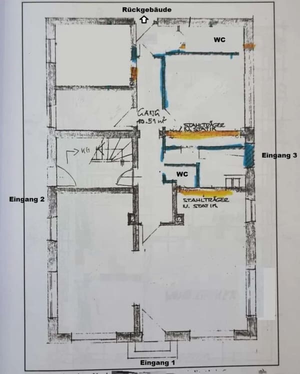 Immobilie in Neuötting - Wohn- und Geschäftsvorstadthaus mit Einliegerwohnung und Parkplätzen in sehr guter zentraler Lage - Bild 2