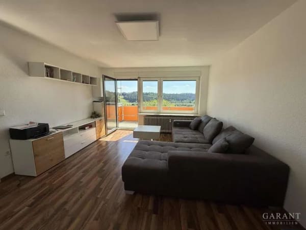 Immobilie in Leinzell - Wohnen mit Weitblick- helle 2 Zimmer-Wohnung in Leinzell - Bild 1