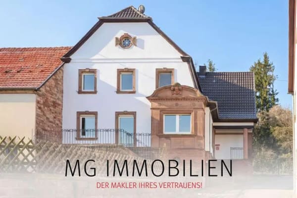 Immobilie in Matzenbach - MG - Landwirtschaftliches Anwesen mit kernsaniertem Einfamilienhaus + Bauplatz + mit Wiese und Neben - Bild 0