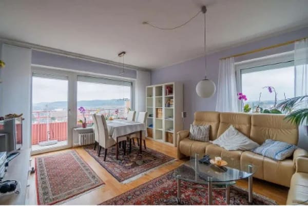 Immobilie in Hardheim - Blick über Hardheim in einer 4 Zimmerwohnung - Bild 0