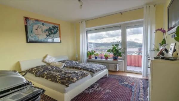 Immobilie in Hardheim - Blick über Hardheim in einer 4 Zimmerwohnung - Bild 1