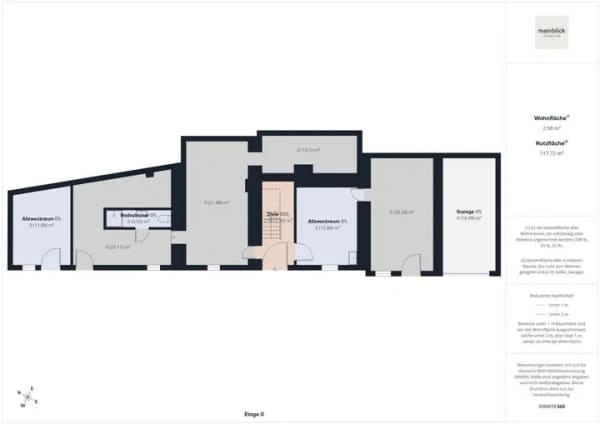 Immobilie in Lützelbach - Handwerker & Familie: Freistehendes EFH, 127 m² Wohnfläche + 118 m² Werkstattebene - Bild 0