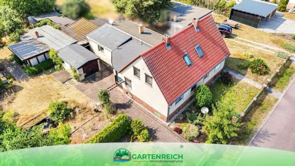 Immobilie in Oranienbaum-Wörlitz - Gemütliches Familiendomizil mit enormem Potenzial und weitläufigem Naturgrundstück - Bild 0