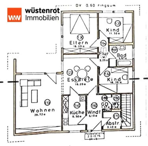 Immobilie in Baindt - Attraktiver Bungalow mit ELW, mediterranem Garten auf großem Grundstück - Bild 1