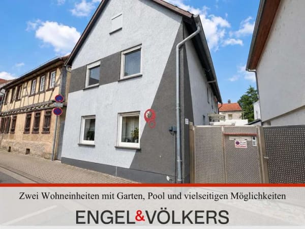 Immobilie in Osthofen - Zwei Wohneinheiten mit Garten, Pool und vielseitigen Möglichkeiten - Bild 0