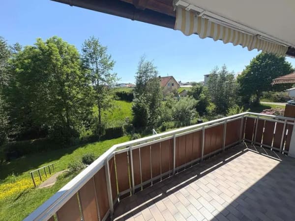 Immobilie in Bad Wurzach - Helle Etagenwohnung mit herrlichem Blick ins Grüne - Bild 0