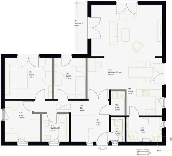 Immobilie in Jänschwalde - Familienfreundliches Einfamilienhaus inkl. Grundstück – Modern, effizient und individuell planbar - Bild 3