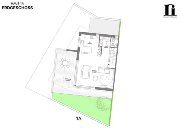 Immobilie in Langensendelbach - Exklusive Neubau-Doppelhaushälfte im Villenensemble Bräuningshof - Bild 4