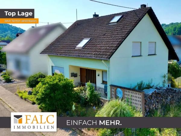 Immobilie in Losheim am See - Ruhig gelegenes Zweifamilienhaus – OG frei, EG vermietet - Bild 0