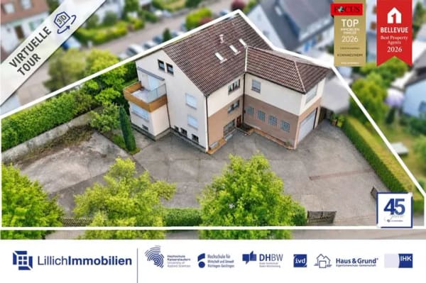 Immobilie in Kornwestheim - Ohne Käuferprovision: Dreifamilienhaus in Kornwestheim - frei verfügbar und voller Möglichkeiten - Bild 0