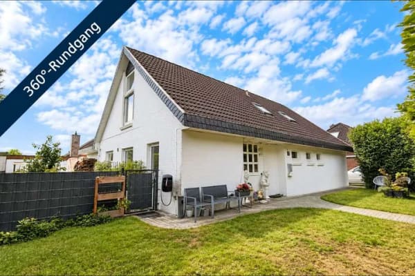 Immobilie in Jork - Zweifamilienhaus im Grünen mit Wintergarten - Bild 0