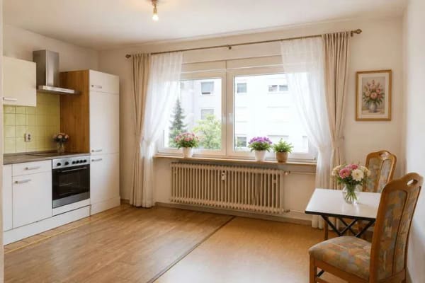 Immobilie in Oberhausen-Rheinhausen - Erster Blick – 1-Zimmer-Wohnung mit Stellplatz (nicht vermietet) - Bild 0