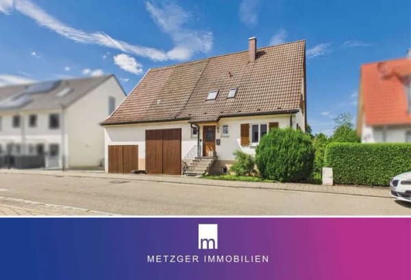 Immobilie in Schlierbach - Freistehendes EFH – 750m² Grundstück mit tollem Garten & großer Scheune direkt am Bach - Bild 0