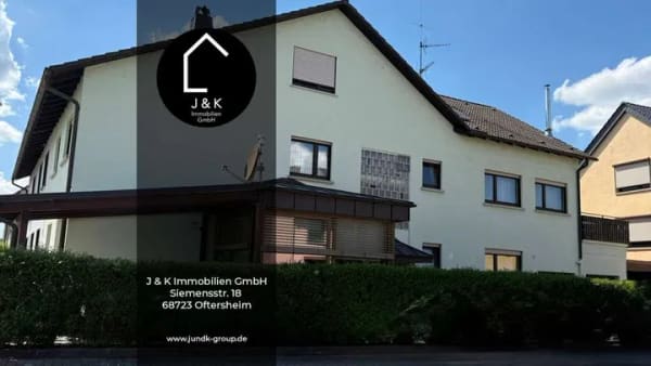 Immobilie in Oftersheim - Attraktives Mehrfamilienhaus mit Wintergarten - Bild 0