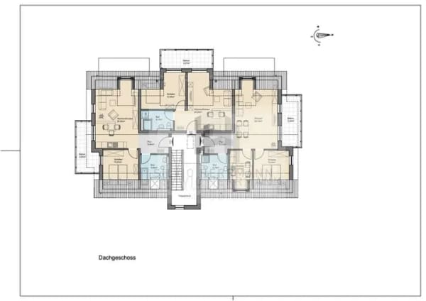 Immobilie in Bestensee - Erstbezug: moderne und gemütliche 2-Zimmer-Dachgeschosswohnung mit Balkon - Bild 2