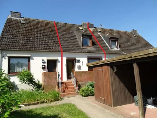 Immobilie in Glückstadt - Gemütliches Mittelreihenhaus mit kleinem Gartenbereich und Carportstellplatz - Bild 0