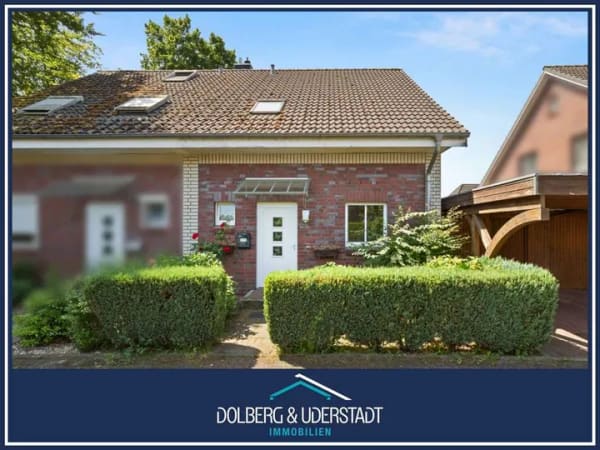Immobilie in Ammersbek - Moderne Doppelhaushälfte mit Carport in ruhiger Lage von Ammersbek - Bild 0