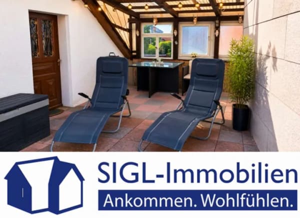 Immobilie in Dettingen an der Iller - Wohnen mit Hauscharakter – großzügige 5-Zimmer-Wohnung mit Wohnküche, Veranda, Balkon und Garage - Bild 0