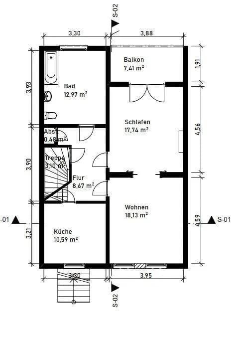 Immobilie in Bremen - Flüsseviertel: Historisches Mehrfamilienhaus, ca. 320 m² Wohn/Nutzfläche - Bild 3