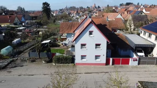 Immobilie in Insheim - 1-2Familienhaus mit Hof und Garten
Grundstück nach "WEG" geteilt - Bild 2