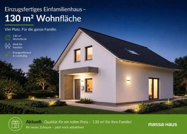 Immobilie in Gomadingen - 134 m² Bezugsfertig - mit PV Anlage - Ein zuverlässiger Baupartner an Ihrer Seite - Bild 0