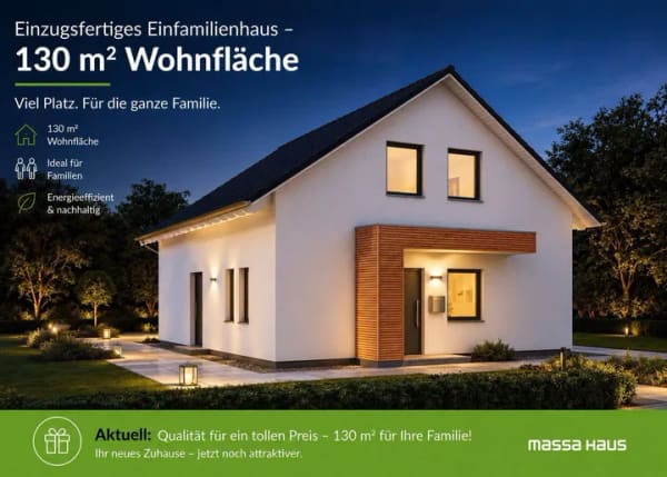 Immobilie in Gomadingen - 134 m² Bezugsfertig - mit PV Anlage - Ein zuverlässiger Baupartner an Ihrer Seite - Bild 1